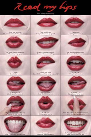 Marcos para cuadros laminas enmarcados, Read my lips
